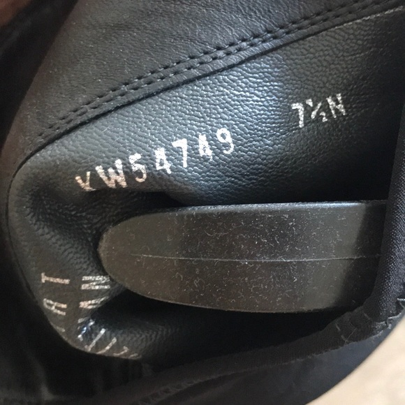 Stuart Weitzman Leather and Stretch Boots - Picture 5 of 8